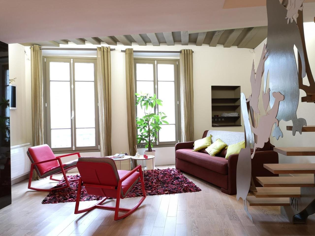 Appartement Beautiful duplex in the center of Paris Extérieur photo